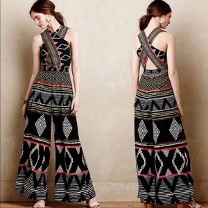 Amapa Jumpsuit Tribal Boho Anthro Size 4